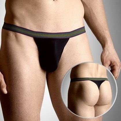 String Heren NEON Zwart