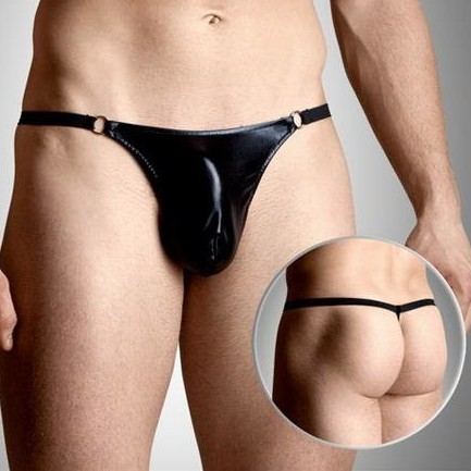 String Heren LACK Zwart