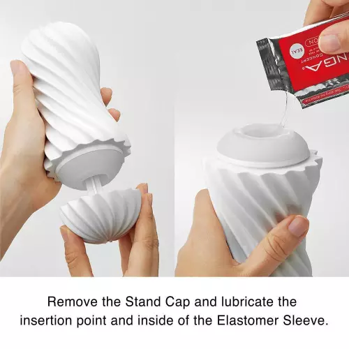 Masturbator Tenga Flex Rocky Schwarz – 3/8