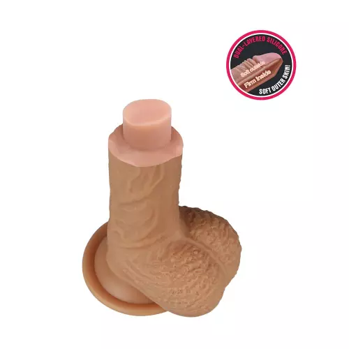 Dildo Nature Cock 17 x 3.9cm Flesh – 7/8