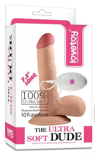 Vibrating Dildo Max Vibe Soft Dude 13 x 4cm – 2/7