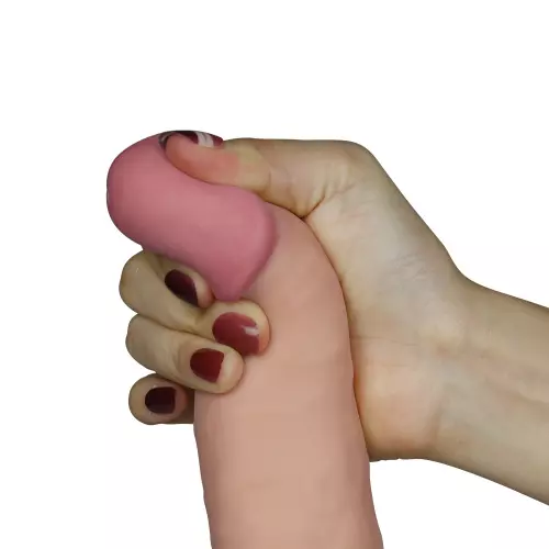 Vibrating Dildo Ultra Soft Thick 17 x 4.5cm – 6/8