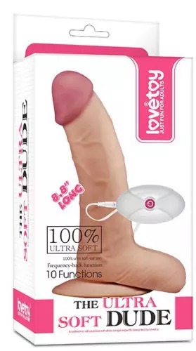 Vibrating Dildo Alex Vibe Soft Dude 17 x 4.5cm – 2/8