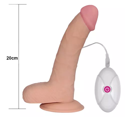 Vibrating Dildo Alex Vibe Soft Dude 17 x 4.5cm – 3/8