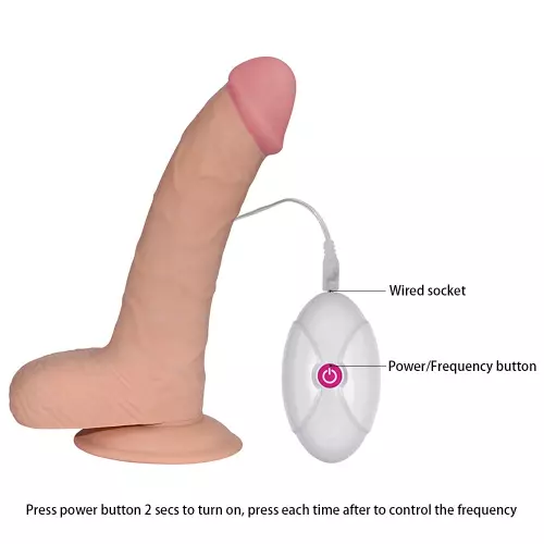 Vibrating Dildo Alex Vibe Soft Dude 17 x 4.5cm – 8/8