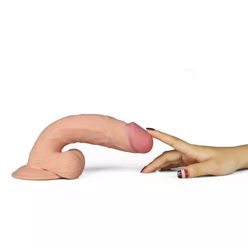 Vibrating Dildo Leo Vibe Soft Dude 18 x 4.5cm – 5/8