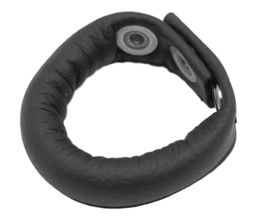 Hodenstretcher aus Leder 70g - 2-fach Druckknöpfe – 2/3