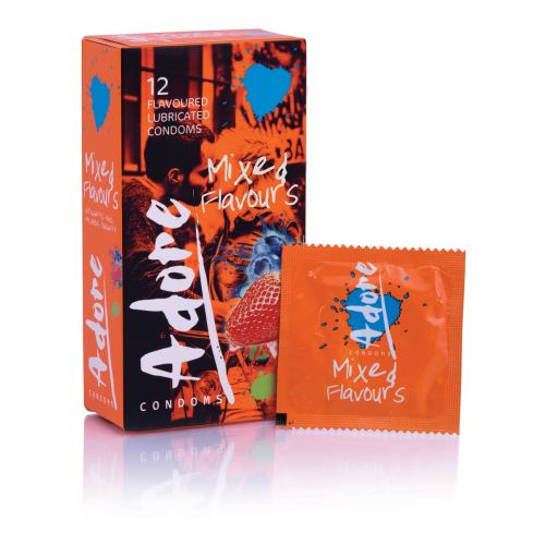 Aromatisierte Kondome Adore 53mm x 12