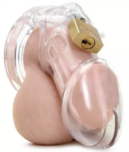 Transparente Keuschheitskäfig – 9/16