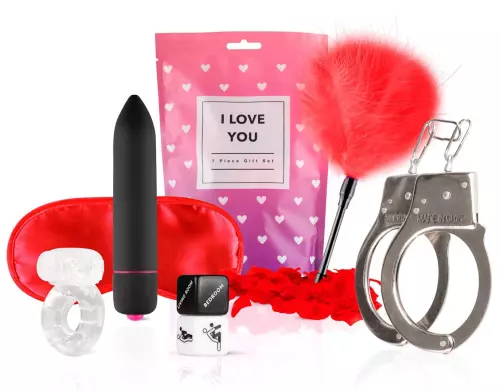 Set mit 7 Sextoys I Love You – 1/4