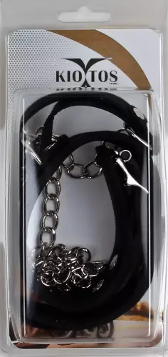 Halsband und Leine Deluxe Collar Schwarz – 2/3