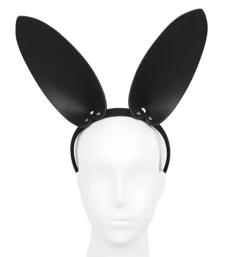 Hasenohren Bunny Kunstleder Schwarz – 2/5