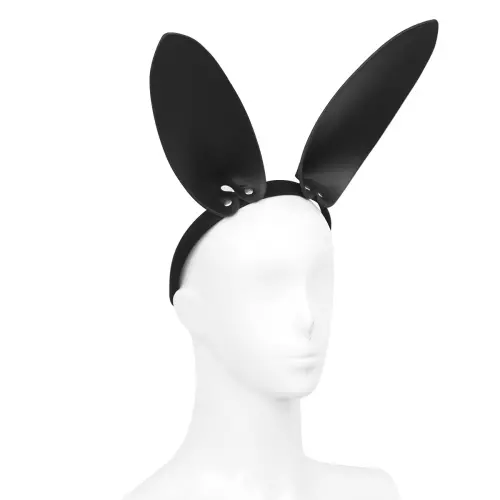 Hasenohren Bunny Kunstleder Schwarz – 3/5