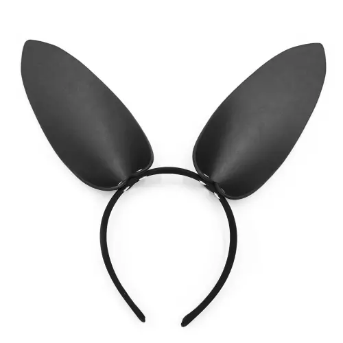Hasenohren Bunny Kunstleder Schwarz – 4/5