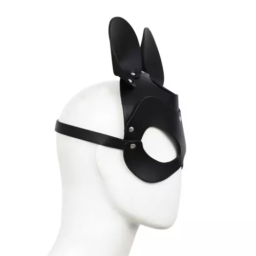 Maske mit Mausgesicht Schwarz – 4/5