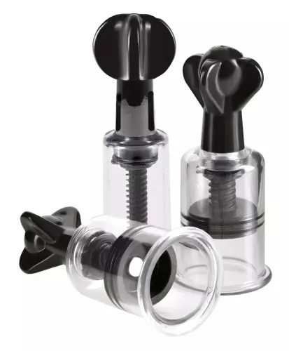 Set mit 3 Nippelsaugern Fetish Suckers - Durchmesser 25mm – 1/16
