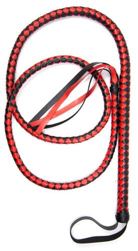 Long Whip Duo 190cm Black and Red