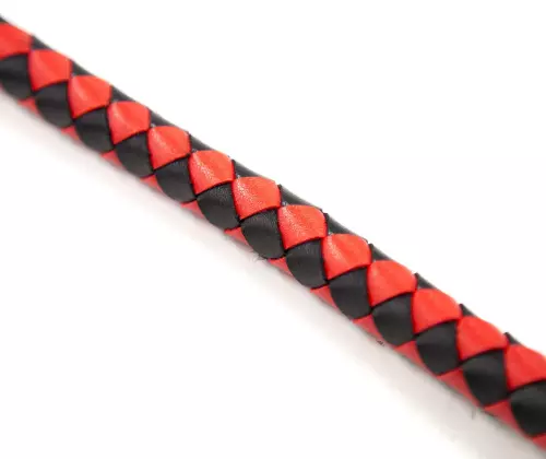 Lange Peitsche Whip Duo 190cm Schwarz und Rot – 2/12
