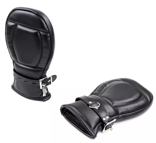 Gepolsterte Handschuhe Padded Lock Schwarz – 1/11