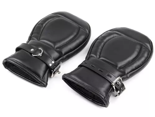 Gepolsterte Handschuhe Padded Lock Schwarz – 2/11