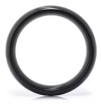 Cock Ring Round Ring Schwarz – 2/3