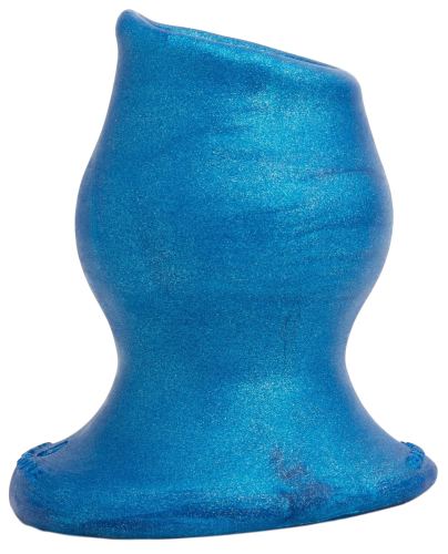 Plug Tunnel Pig-Hole Platinum Blue 12 x 8.5 cm