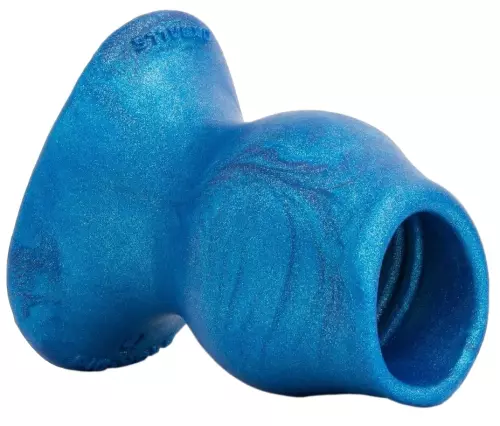 Tunnel plug Pig-Hole Platinum Blauw 12 x 8,5 cm – 3/5
