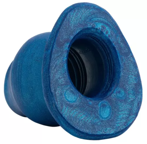 Tunnel plug Pig-Hole Platinum Blauw 12 x 8,5 cm – 5/5