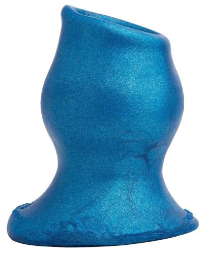 Plug Tunnel Pig-Hole Platinum Blue 13 x 9 cm