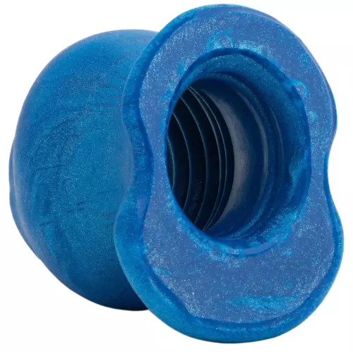 Tunnel plug Pig-Hole Platinum Blauw 14 x 11 cm – 4/11