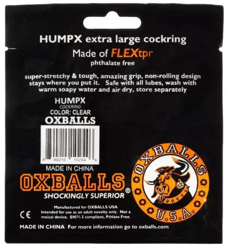 Cockring HumpX Transparent – 3/16