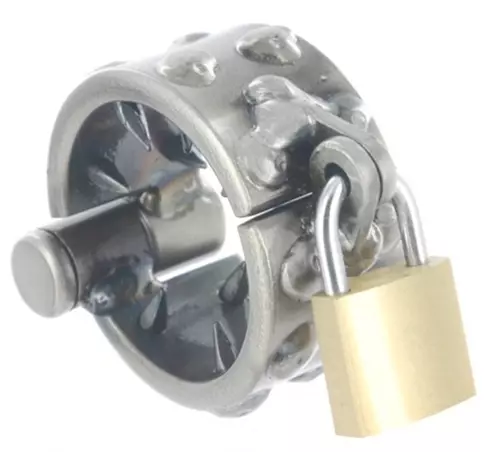 Keuschheitsring mit Spitzen 40mm – 4/6
