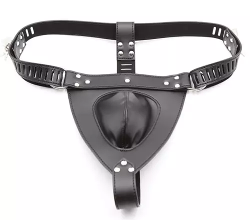 Keuschheitsgürtel Panty Belt Kunstleder – 3/8