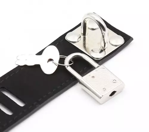 Keuschheitsgürtel Panty Belt Kunstleder – 5/8