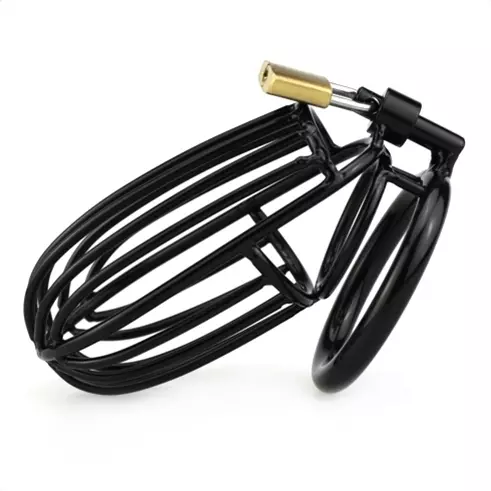 Keuschheitskäfig SAMURAI 11 x 5.5 cm Schwarz – 5/6