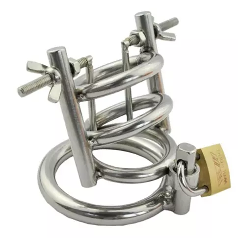 Chastity Cage with Urethral Spreader - 3cm Diameter – 2/6