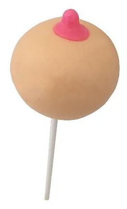 Snoep Lolly Borstvormen Aroma Aardbei 58g