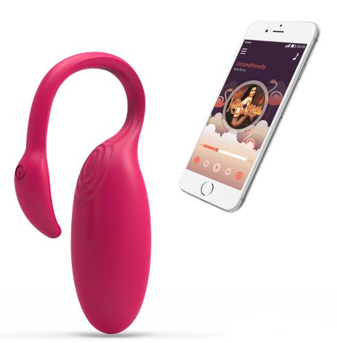 Flamingo Vibrationsei mit Fernbedienung 7,2 x 3 cm