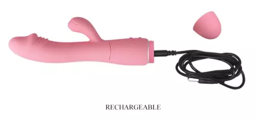 Vibrator Rabbit Snappy 9,5 x 3,2 cm Pastellrosa – 7/8