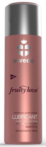 Aromatisiertes Gleitmittel FRUITY LOVE Perlender Erdbeerwein 100 ml