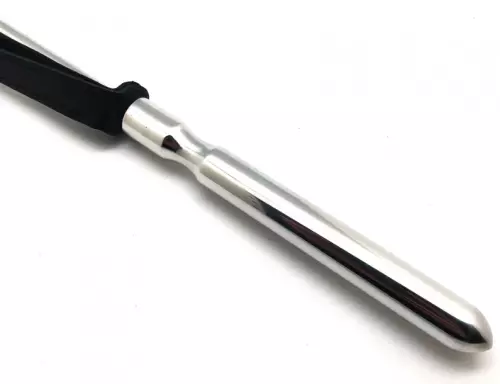 Gerte - Metall/Leder - 52 cm – 5/6