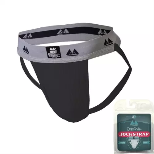 Jockstrap Original Waist 2 Band Zwart – 1/3