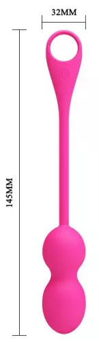 Vibrierende Geisha-Kugeln Elvira 8 x 3.2 cm Rosa – 8/13