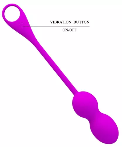 Vibrierende Geisha-Kugeln Elvira Violett – 10/13
