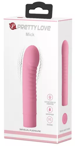 Vibromassager Mick Pretty Love 10 x 2.7 cm Rosa – 2/8