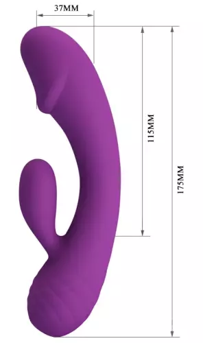 Rabbit Doreen Pretty Love 13 x 3.8 cm Violett – 5/7