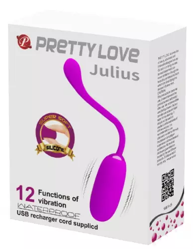 Vibrierndes Ei Julius Pretty Love 7.8 x 3.3 cm Violett – 2/9