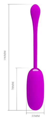 Vibrierndes Ei Julius Pretty Love 7.8 x 3.3 cm Violett – 6/9