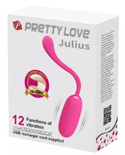 Vibrierndes Ei JULIUS Pretty Love 7.8 x 33 cm Rosa – 2/9