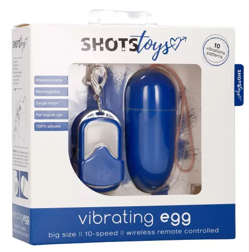 Funkferngesteuertes Vibrationsei Splash 8 x 3.4 cm Blau – 2/10